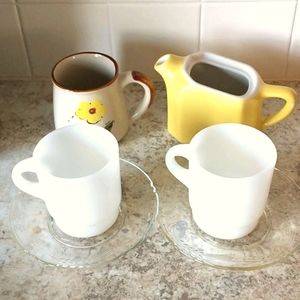 Vintage Items Milk Glass Anchor Hocking & Hall